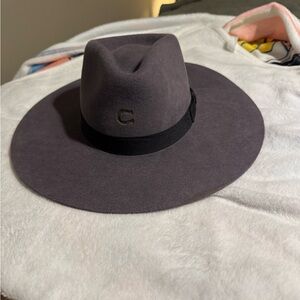 Women's Charlie 1 Horse Highway Stylish Gray Wide Brim Hat